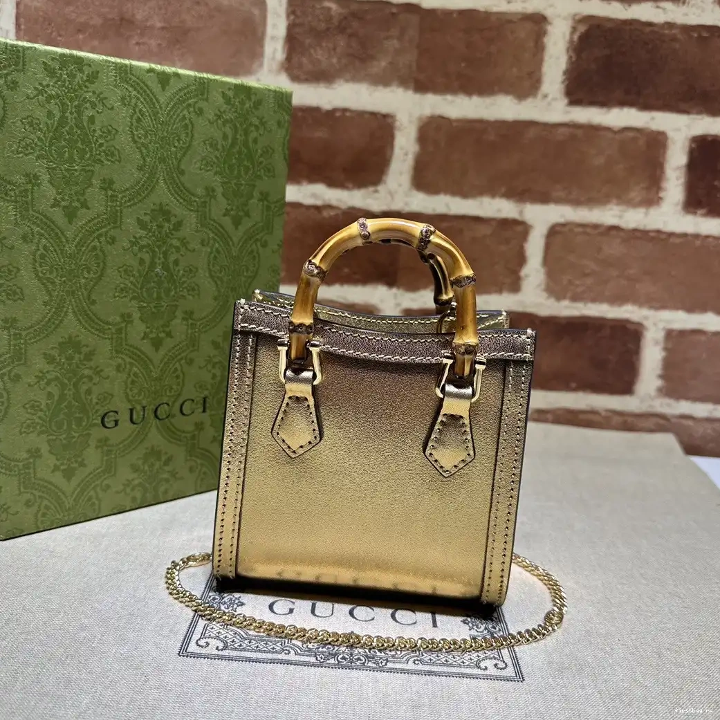 Firstbag ru SUPER GUCCI BAG-12*12.5*6CM MINI DIANA 0620